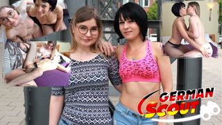 GERMAN SCOUT – CANDID BERLIN GIRLS’ FIRST FFM THREESOME PICKUP